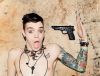 josh beech arm and chest tattoo